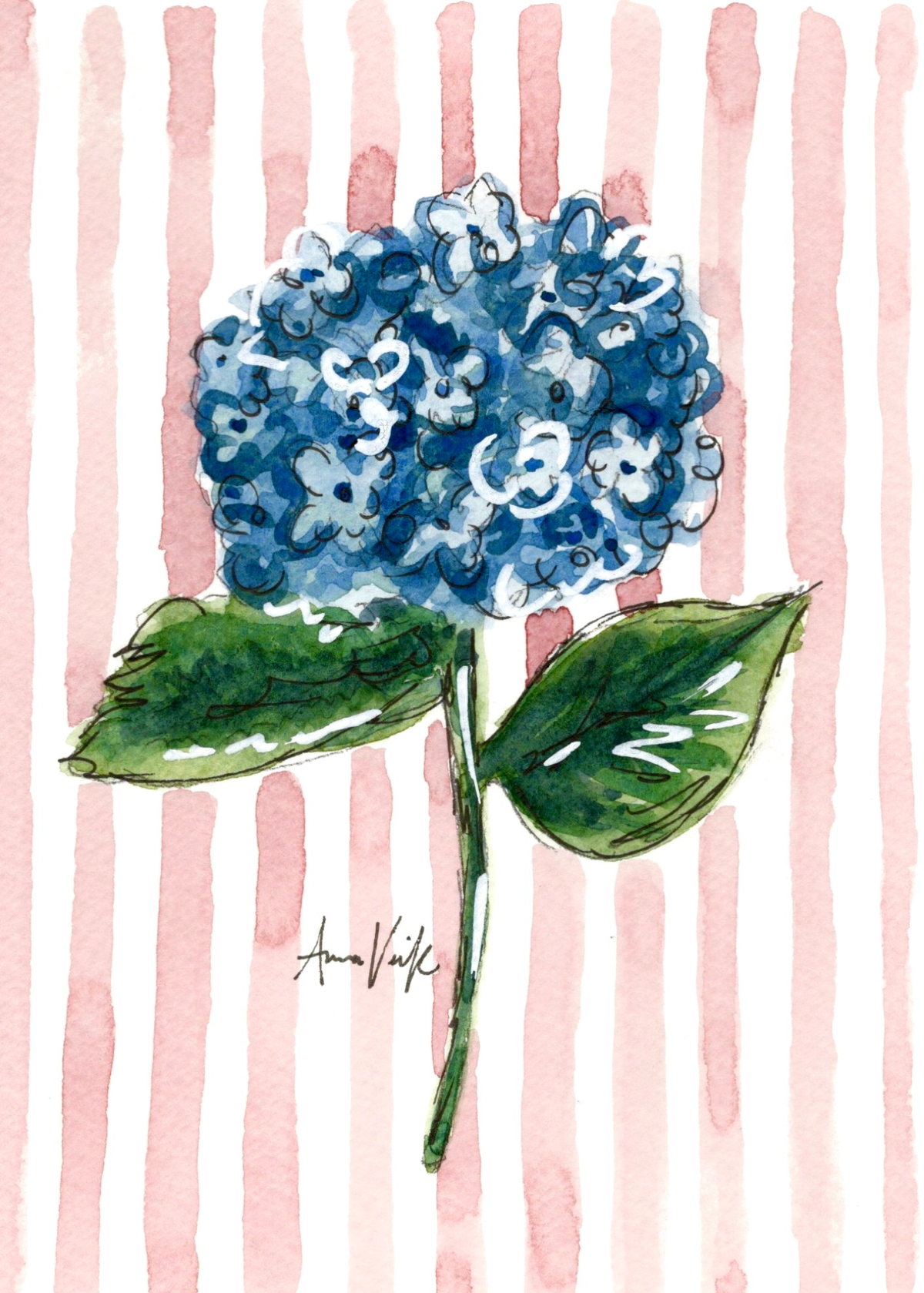BLUE HYDRANGEA
